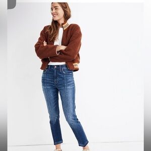 MADEWELL The High-Rise Slim Boyjean: Seamed Edition Size 27